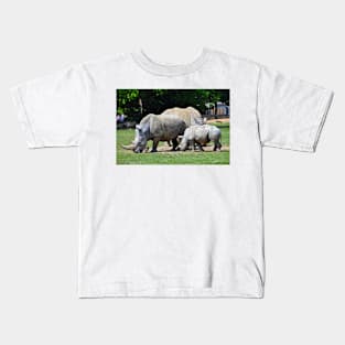 Southern White Rhino Rhinoceros Kids T-Shirt